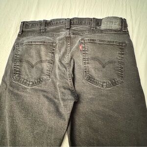 Levi’s 502 Men’s Jeans Size 38” x 32” Faded Black Pants Levis Zip Mens